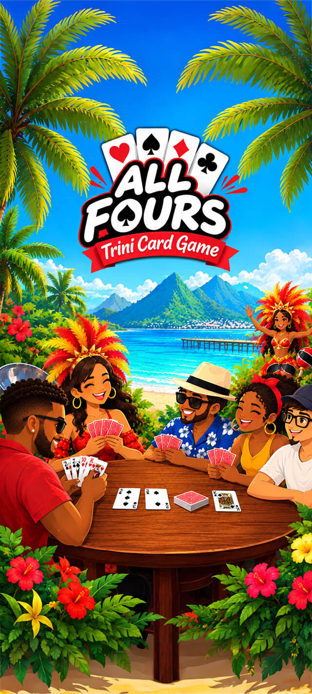 The All Fours + app on a phone